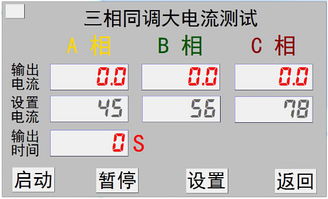 智能三相大電流發生器